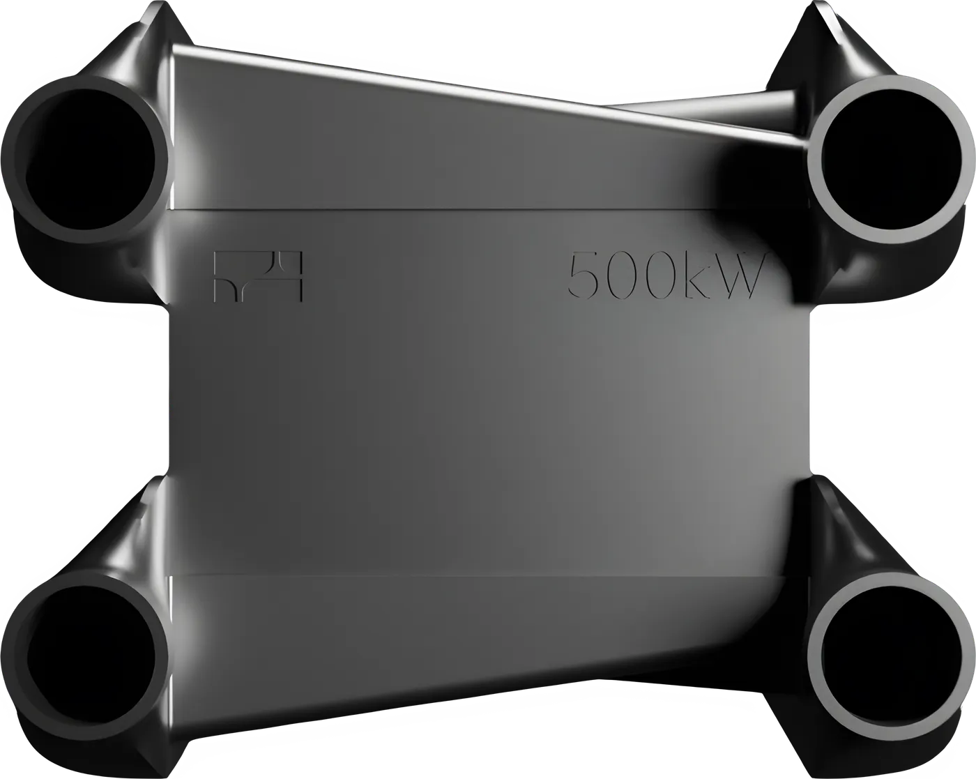Phasic 500 kW heat exchanger, printed as a single piece